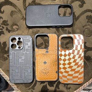 Luxury/Designer/leather iPhone 15 Pro Cell Phone Cases(4)